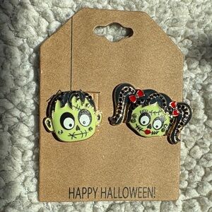 Halloween Monster Earrings